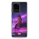 Cyber Girl Samsung phone case by Yūjin Clothing with a vibrant cyber-inspired design for Galaxy smartphones.