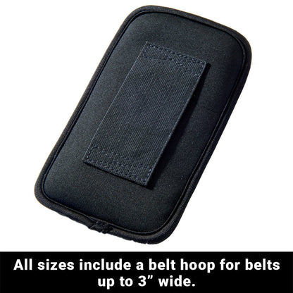 Shield Your Body SYB Phone Pouch with belt loop and rear hook for secure mobile phone carrying and easy access.