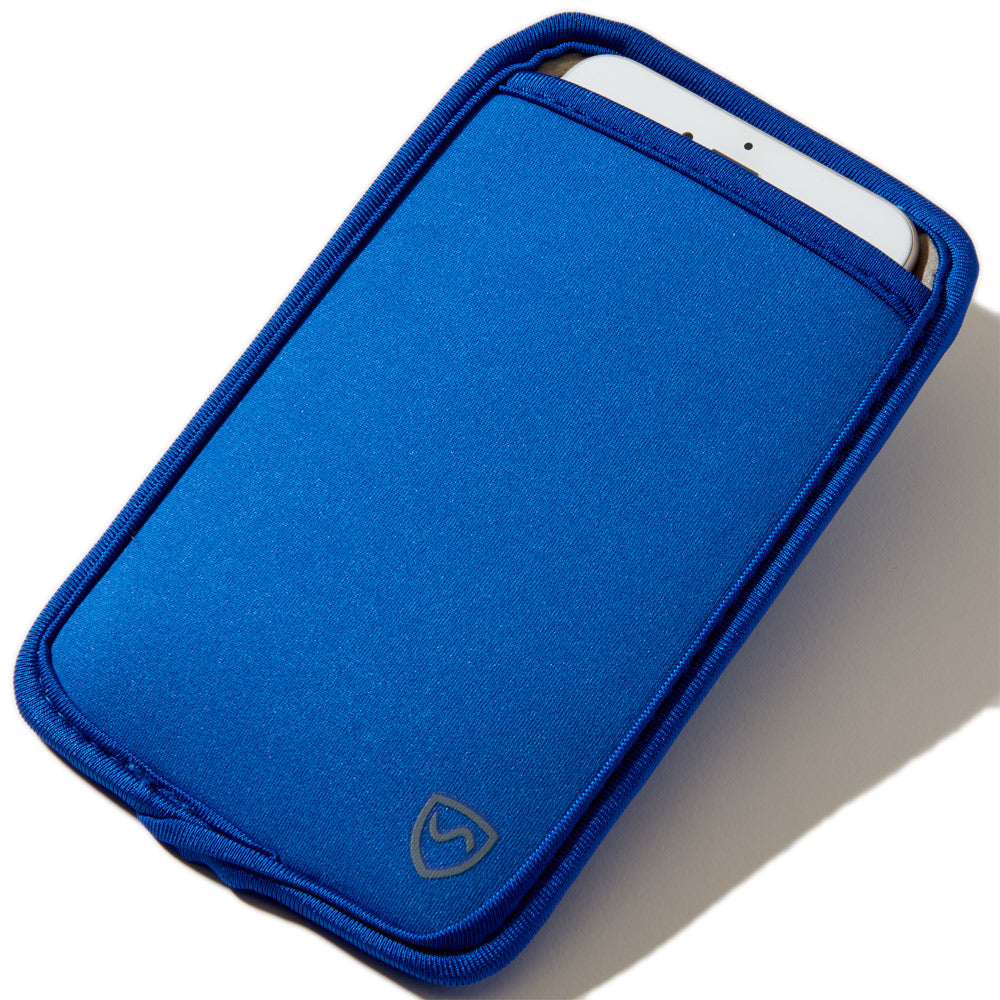 Black Shield Your Body SYB Phone Pouch for mobile phones, extra-large size, designed for secure carrying and protection.