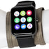 Shield Your Body wrist band, a comfortable black wristband made of soft elastic material, shown close-up on a white background.