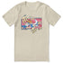 Yūjin Clothing Betrayal T-Shirt showing a stylish black graphic T-shirt with bold design elements.