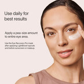 Solawave Light Therapy Boosting Eye Cream in a tube, showing application for skincare and eye care.