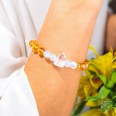 Golden bracelet titled Spark Hope by Conscious Items, featuring a delicate design symbolizing new beginnings.
