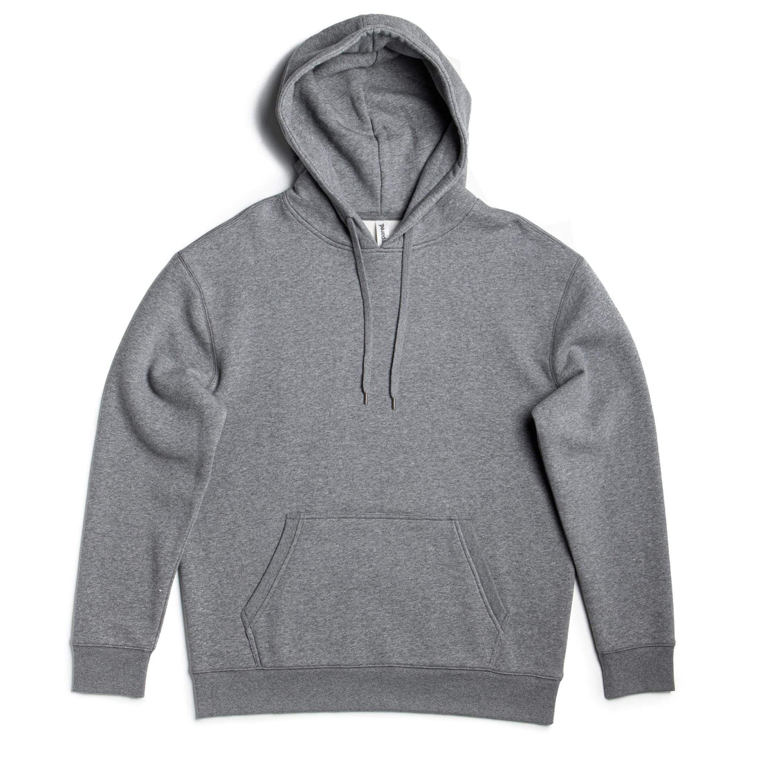 Black heavyweight fleece hoodie by SpectraUSA, shown in XS size with a cozy, thick design suitable for cold weather.