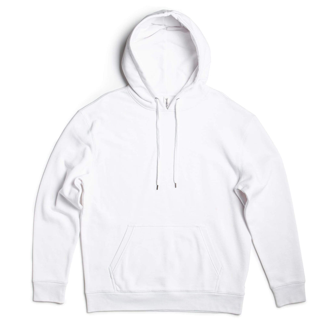 Black SpectraUSA heavyweight fleece hoodie in XS size, featuring a cozy, thick material and a casual fit.