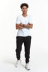 SpectraUSA fleece sweatpants P2005SWP shown in full-body view, featuring a comfortable fit and casual style.