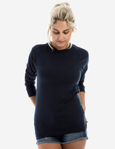 Navy long sleeve men&
