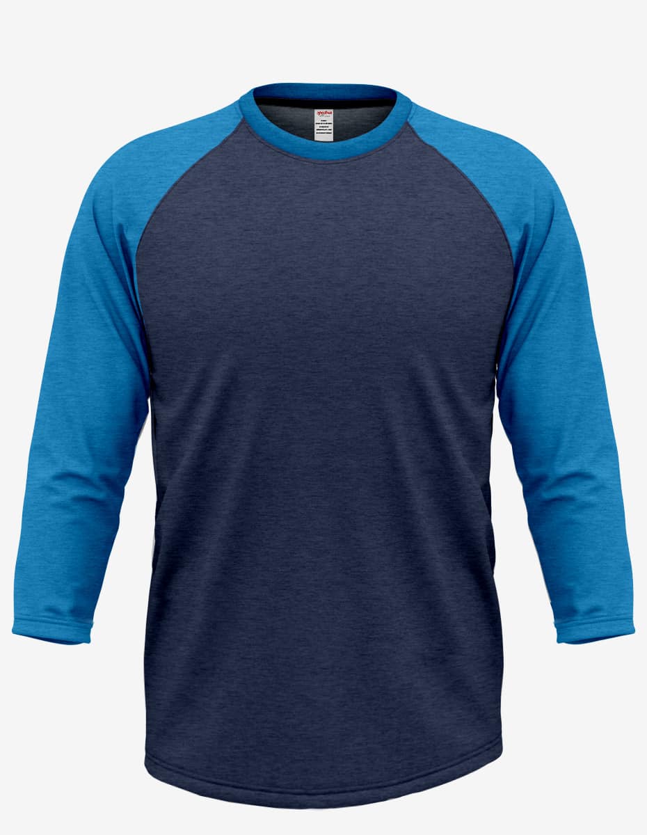 Navy and royal heather men&