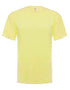 Front view of a neon yellow SpectraUSA garment dye T-shirt, showing vibrant color and casual fit.