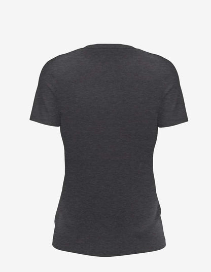 Charcoal black Heather Wonder V-Neck women&