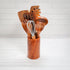 Set of acacia wooden spoons in containers from Spice Wheel, showcasing natural wood grain and practical storage design.