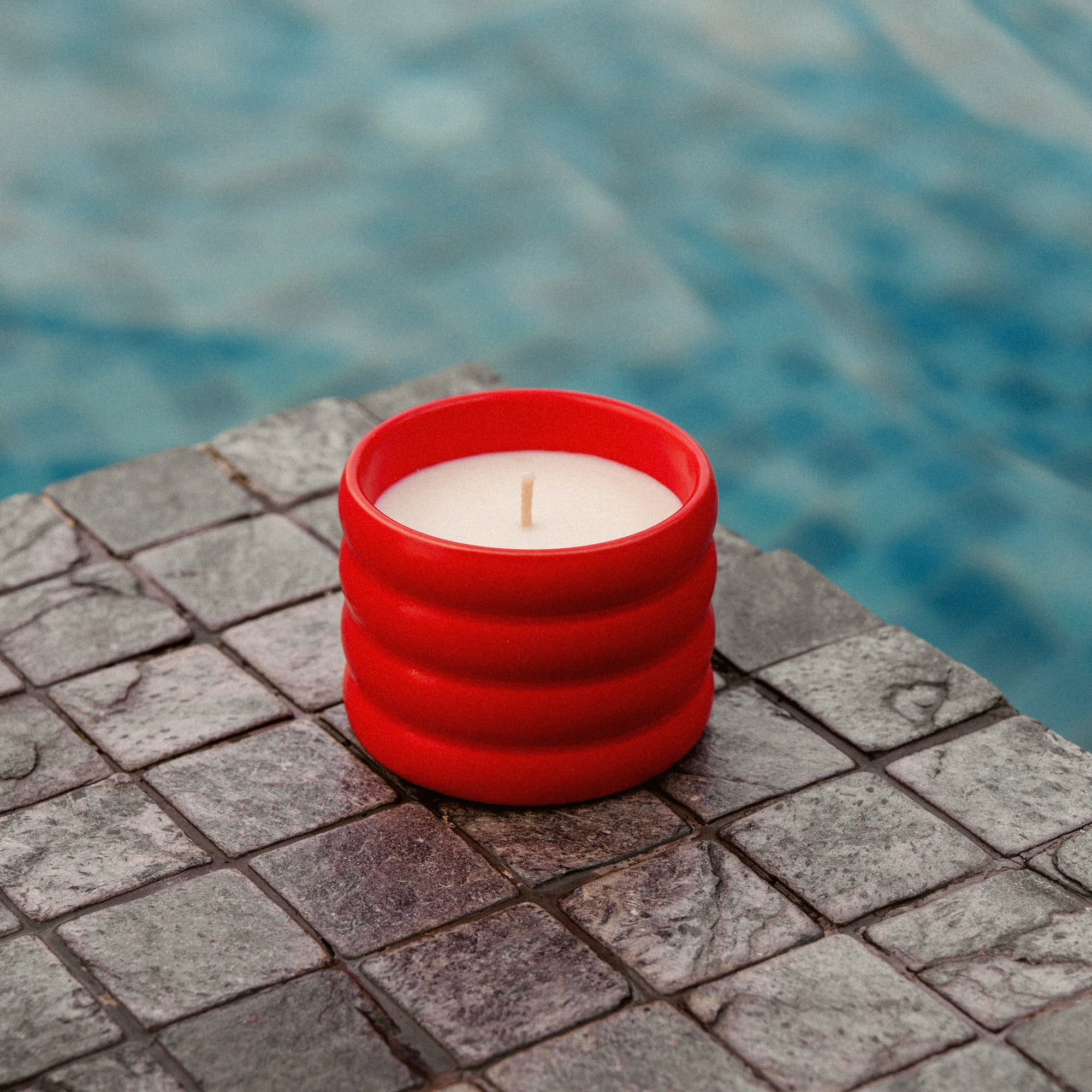 Soy Wax Ceramic Candle &amp; Wick Trimmer Set