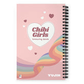Yūjin Clothing Chibi Girls drawing notebook with cute anime-style character illustrations, ideal for sketching and note-taking.