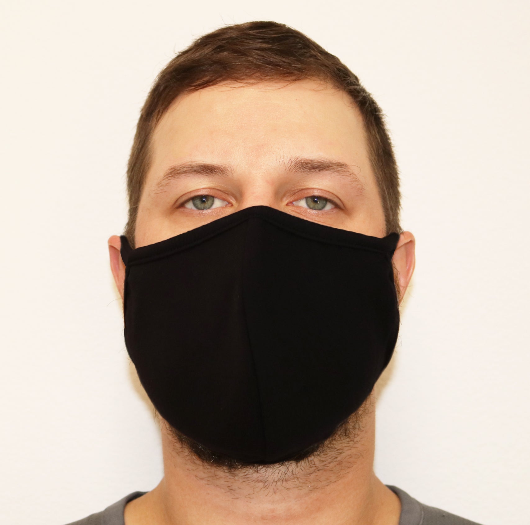Large bamboo face mask by Spun Bamboo with triple-layer breathable, silky soft, and ultra comfortable natural fabric.