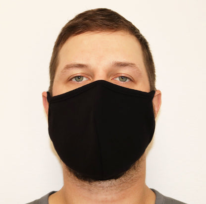 Large bamboo face mask by Spun Bamboo with triple-layer breathable, silky soft, and ultra comfortable natural fabric.