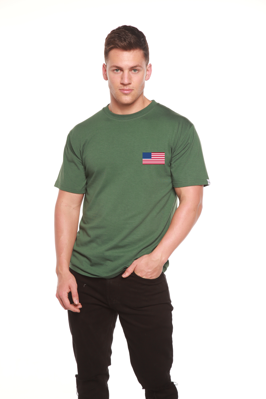 American flag men&