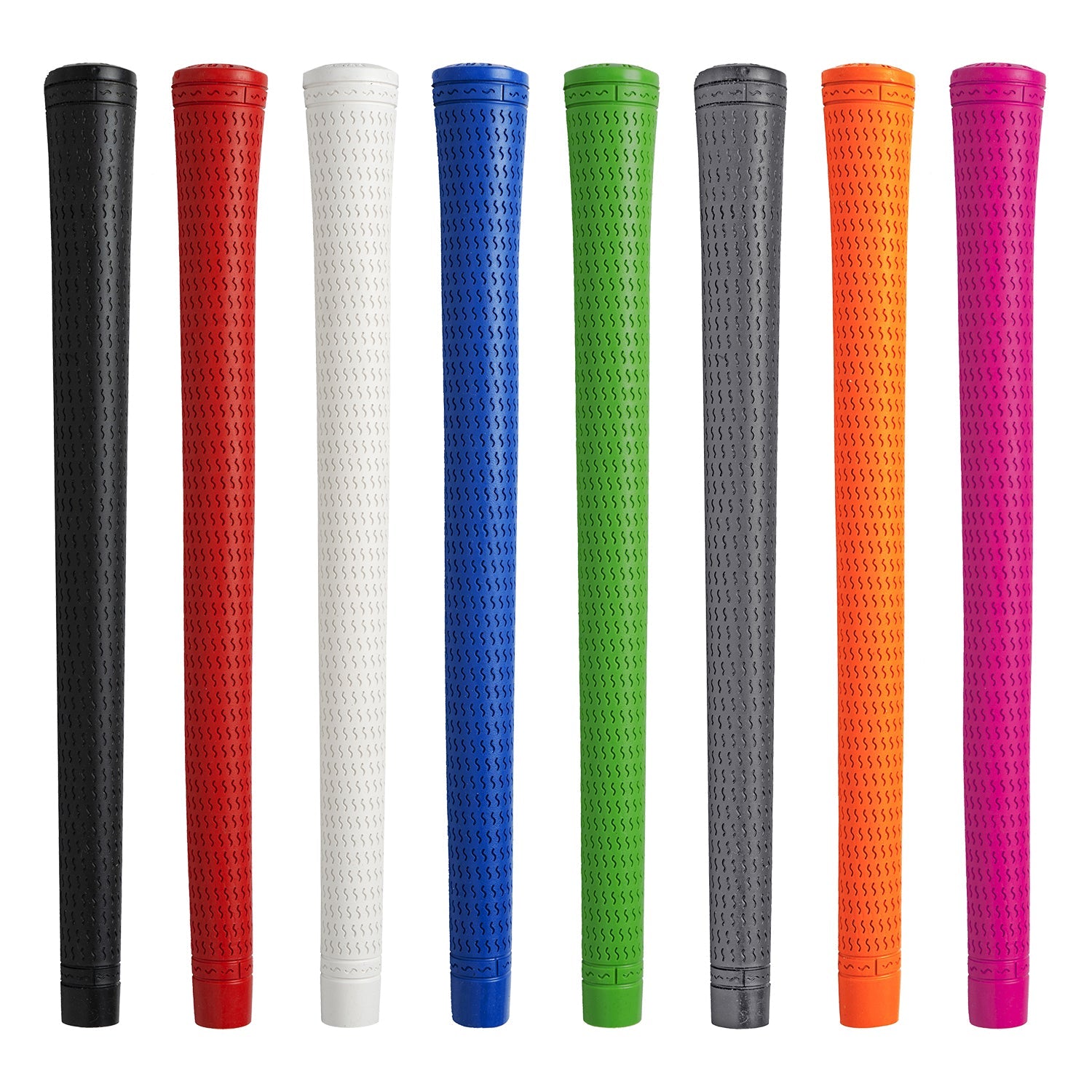 Star Grip Sidewinder 360° full swing golf grips shown in high-resolution, highlighting ergonomic design and textured surface.
