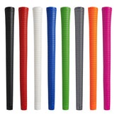 Star Grip Sidewinder 360° full swing golf grips in black, showcasing durable, high-performance rubber grip design.