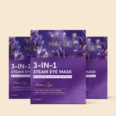 Maree scented spa steam eye mask with soft fabric and relaxing aroma, designed to soothe and refresh tired eyes.