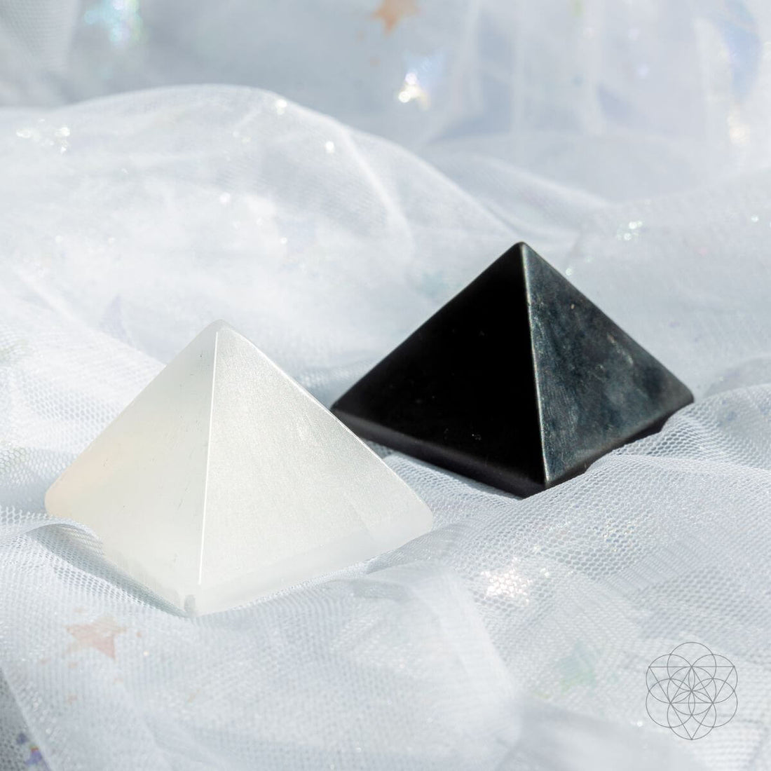 Stress Soothing Pyramids home decoration by Conscious Items, featuring calming pyramid-shaped ornaments for relaxation and decor.
