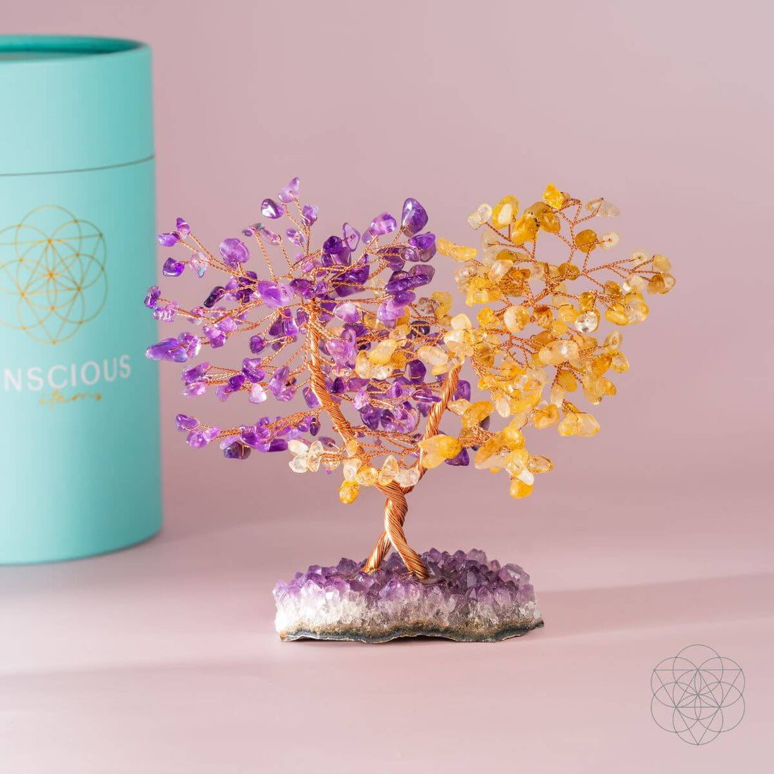 Crystal Tree of Everlasting Fortune from Conscious Items, featuring a detailed miniature tree with sparkling crystals representing abundance.