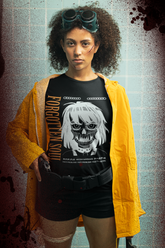 Yūjin Clothing Forgotten Soul T-Shirt featuring a graphic design with dark, mystical artwork on a black cotton T-shirt.