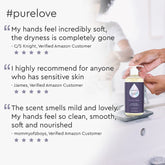 Puracy Gel Hand Soap in a clear pump bottle, showcasing its smooth gel formula and clean, modern packaging.