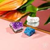 Decorative home ornament called The Anti-Anxiety Trio by Conscious Items, featuring three calming, colorful decorative pieces.