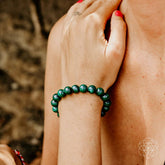 Conscious Items Anxiety Bracelet featuring a minimalist design with calming beads and a secure clasp, perfect for stress relief.