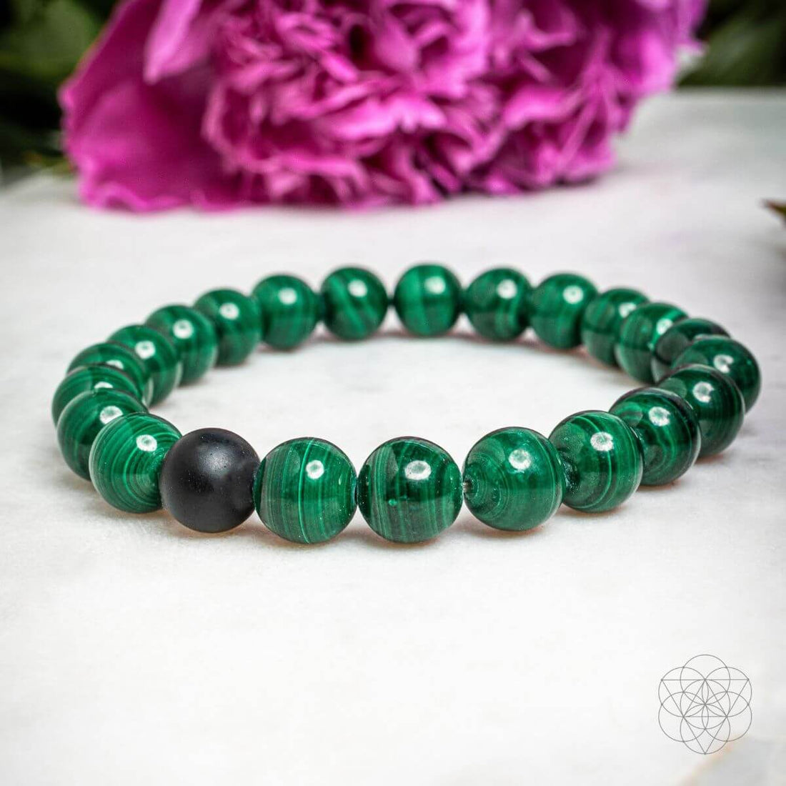 Set of two Anxiety Bracelets from Conscious Items, featuring beaded and engraved designs for stress relief and mindfulness.