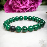 Set of two Anxiety Bracelets from Conscious Items, featuring beaded and engraved designs for stress relief and mindfulness.