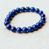 Blue Focus Bracelet by Conscious Items featuring a sleek, minimalist design with adjustable cord for comfortable wear.