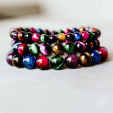 Close-up of The Bracelet of Resolve by Conscious Items, featuring elegant design and durable cord for daily wear.