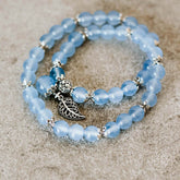 Elegant calming bracelet by Conscious Items featuring smooth beads and a minimalist design for stress relief and style.