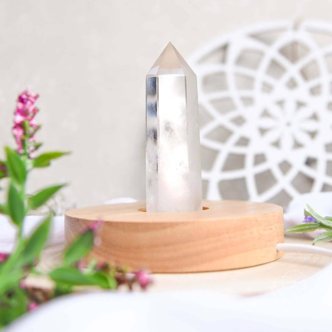 Conscious Items The Healing Lamp night light emitting warm, soothing glow for relaxing ambiance and gentle illumination.