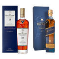 The Macallan 18 & Blue Label Combo
