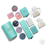 Conscious Items Natural Energy Lamp night light emitting warm, soothing glow for relaxing ambient lighting in a modern home.