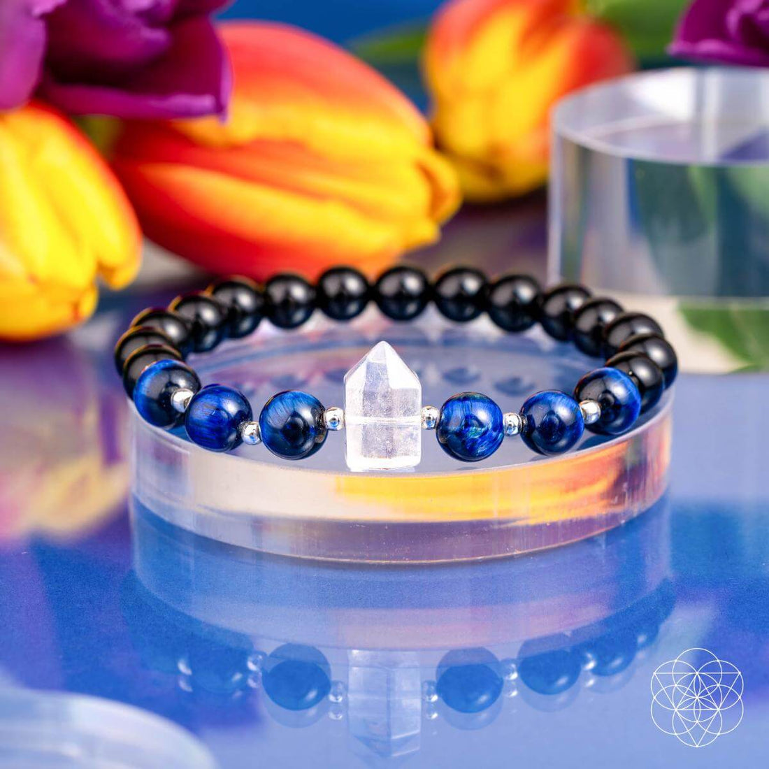 Conscious Items Negativity Filter Bracelet featuring a sleek design with a charm to promote positive energy and reduce negativity.