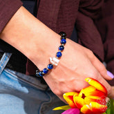 Conscious Items Negativity Filter Bracelet featuring sleek design and adjustable fit, made to promote positive energy and style.