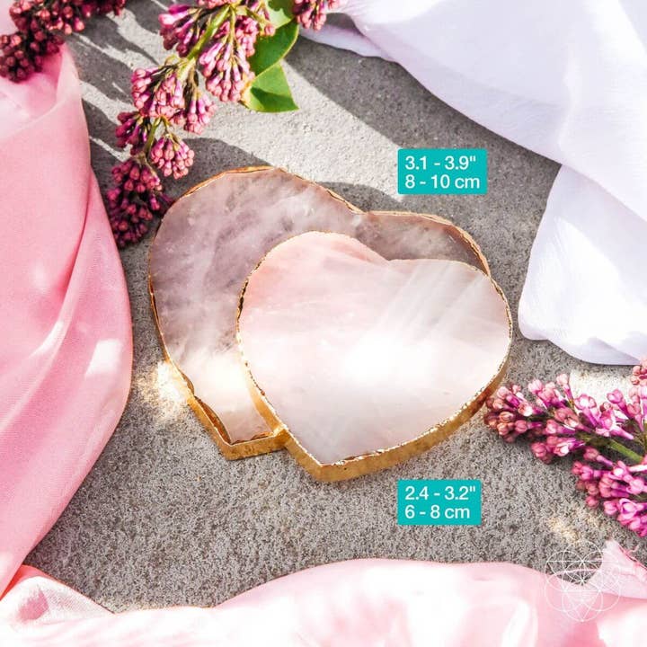 Set of two Positive Energy Coasters by Conscious Items, colorful home accessories with vibrant, uplifting designs for protecting surfaces.