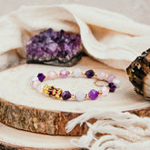 Handcrafted prosperity bracelet from Conscious Items featuring colorful beads and a meaningful design for positive energy.