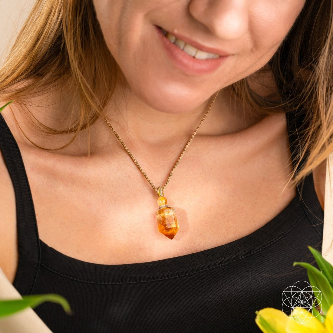 Silver Prosperity Pendant Necklace by Conscious Items featuring a sleek, minimalist design with a meaningful charm.