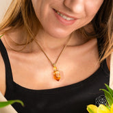 Silver Prosperity Pendant Necklace by Conscious Items featuring a sleek, minimalist design with a meaningful charm.