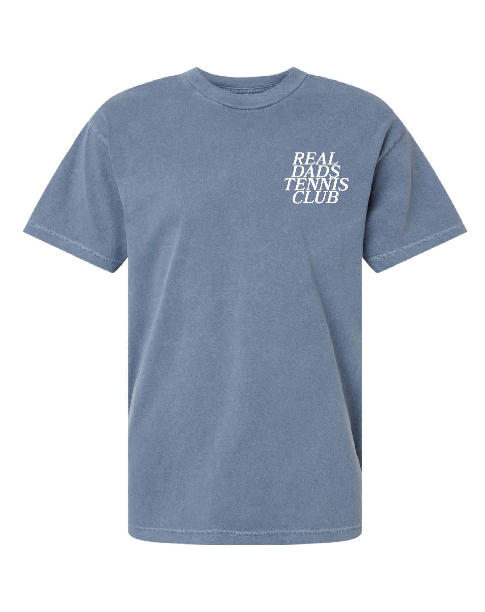 Real Dads Tennis Club Original T-Shirt in Faded Navy, men&