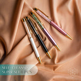 Self-Cleansing Crystal Pens by Conscious Items, decorative home accessory with clear and colorful crystal design on a white background.