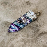 Conscious Items Self-Control Pendant Necklace featuring a sleek, minimalist design with a silver-tone finish and subtle engraved details.