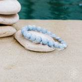 Conscious Items Soothing Bracelet with natural beads and adjustable cord, designed for calming and stress relief.