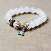 Conscious Items Spiritual Growth Bracelet with beaded design and spiritual charms for meditation and personal development.