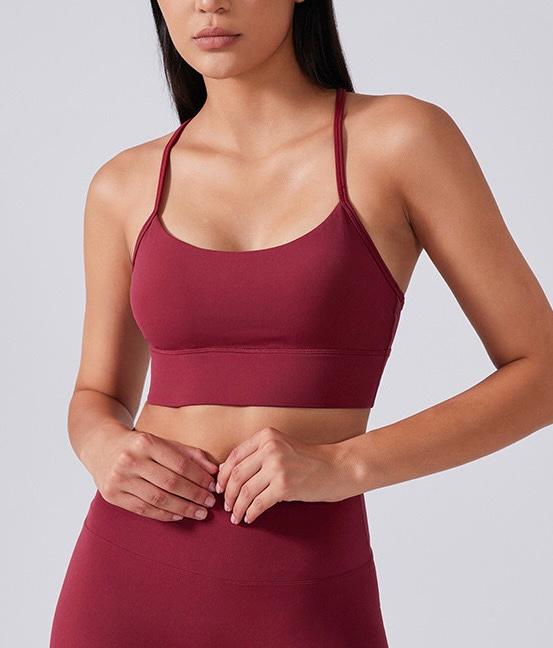Blackout Barbell Milli Bra featuring sleek design and supportive fit, displayed on a mannequin.