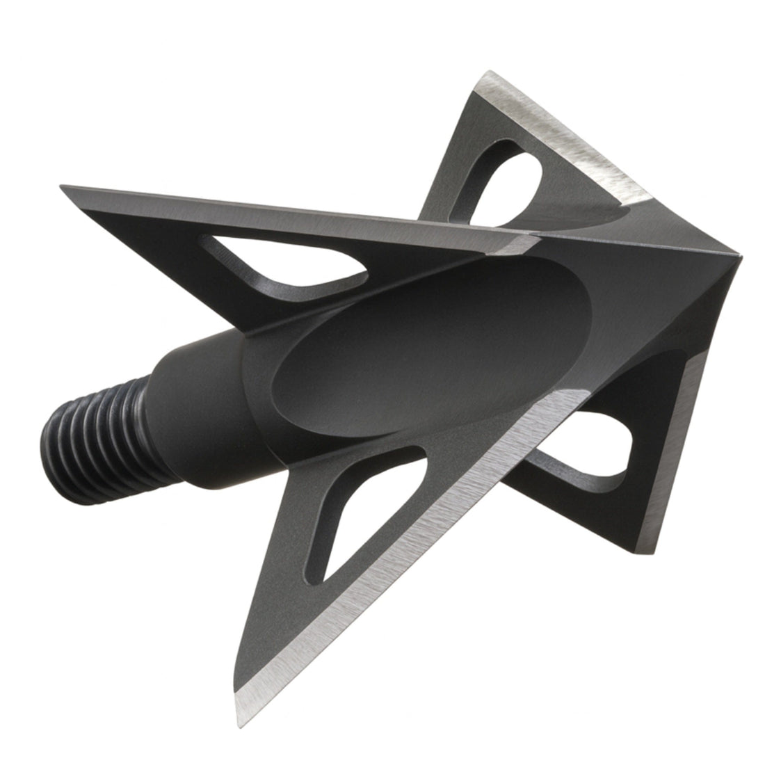 Tooth of the Arrow TOTA 100 grain broadhead with fixed blade and 1-inch vented design for hunting and archery.